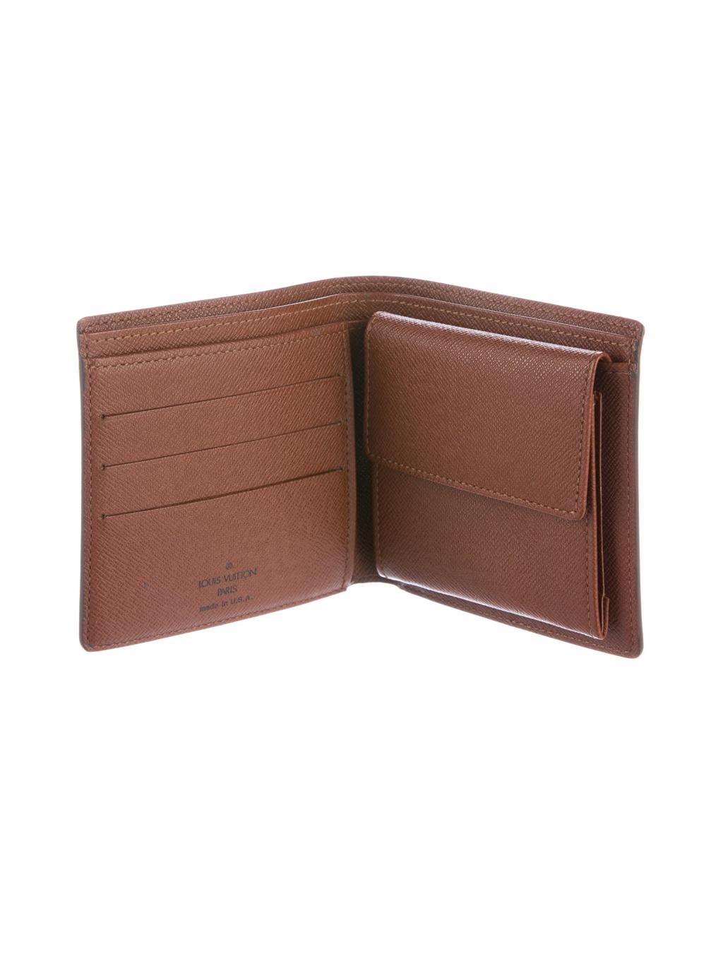 Louis Vuitton Monogram Marco M61675 Bi-Fold Wallet Brown Vintage
