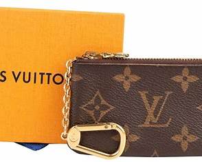 Louis Vuitton Key Pouch M62650 Monogram Canvas Coin Card Holder with Key Ring