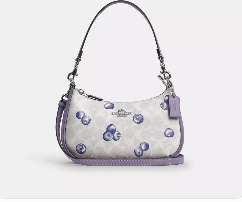 New COACH CR292 Teri 2way Signature Canvas Blueberry Outlet fromJPN