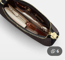 New Coach Original Teri Shoulder Bag Dark Brown Signature ...