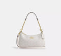 Coach Women's Teri Shoulder Bag Signature Canvas Chalk White NW give me 6 pic tetil discroption tags hs code