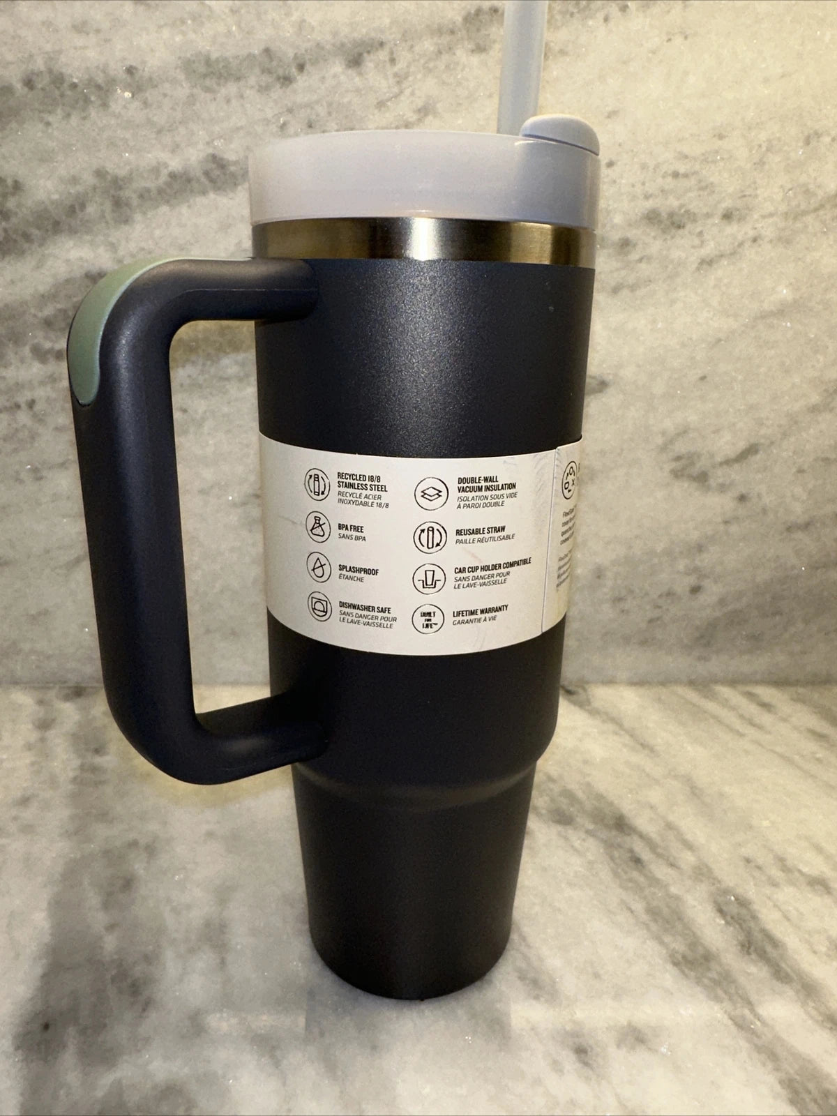 Stanley 30 oz Quencher H2.0 FlowState Tumbler – Charcoal