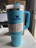 Stanley 40 oz H2.0 FlowState Quencher Tumbler – Blue Stainless Steel