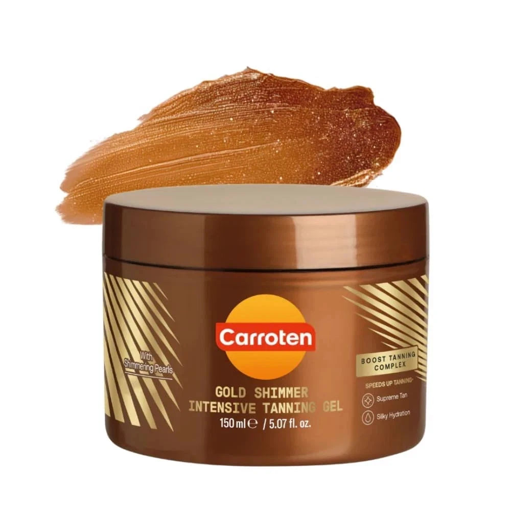 Carroten Gold Shimmer Intensive Tanning Gel SPF 0 5.07 fl oz / 150 ml