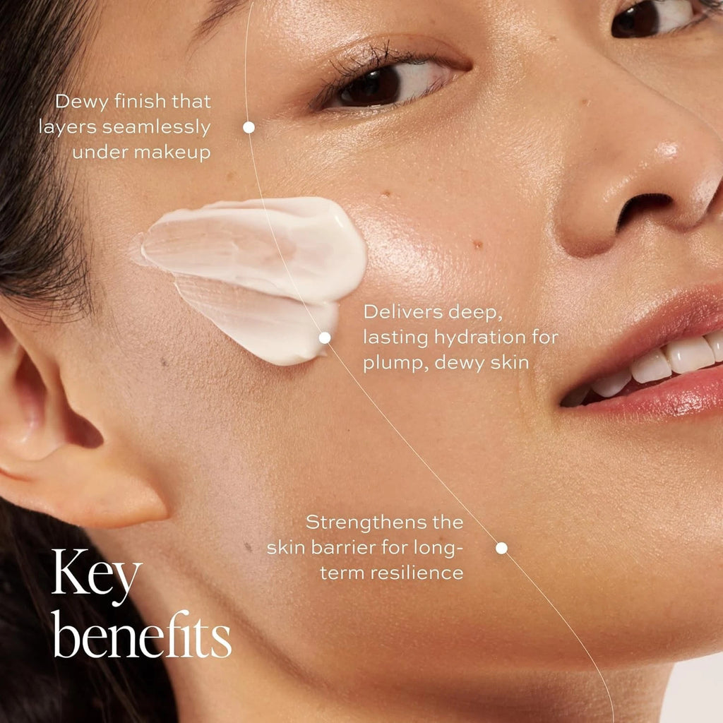 DIME Beauty Dewy Day Cream Morning Face Moisturizer with Rosehip Oil & Tremella