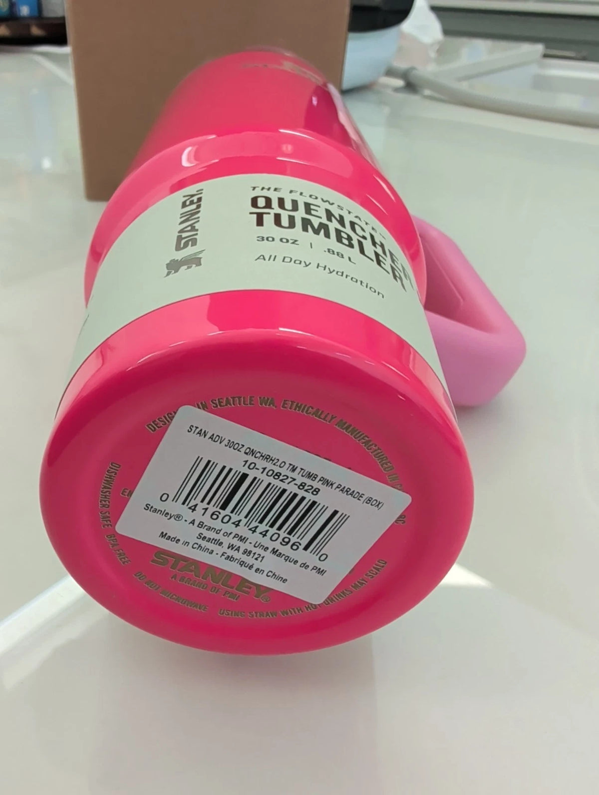 Limited Edition Pink Parade Stanley Quencher H2.0 FlowState Tumbler 30oz – NIB