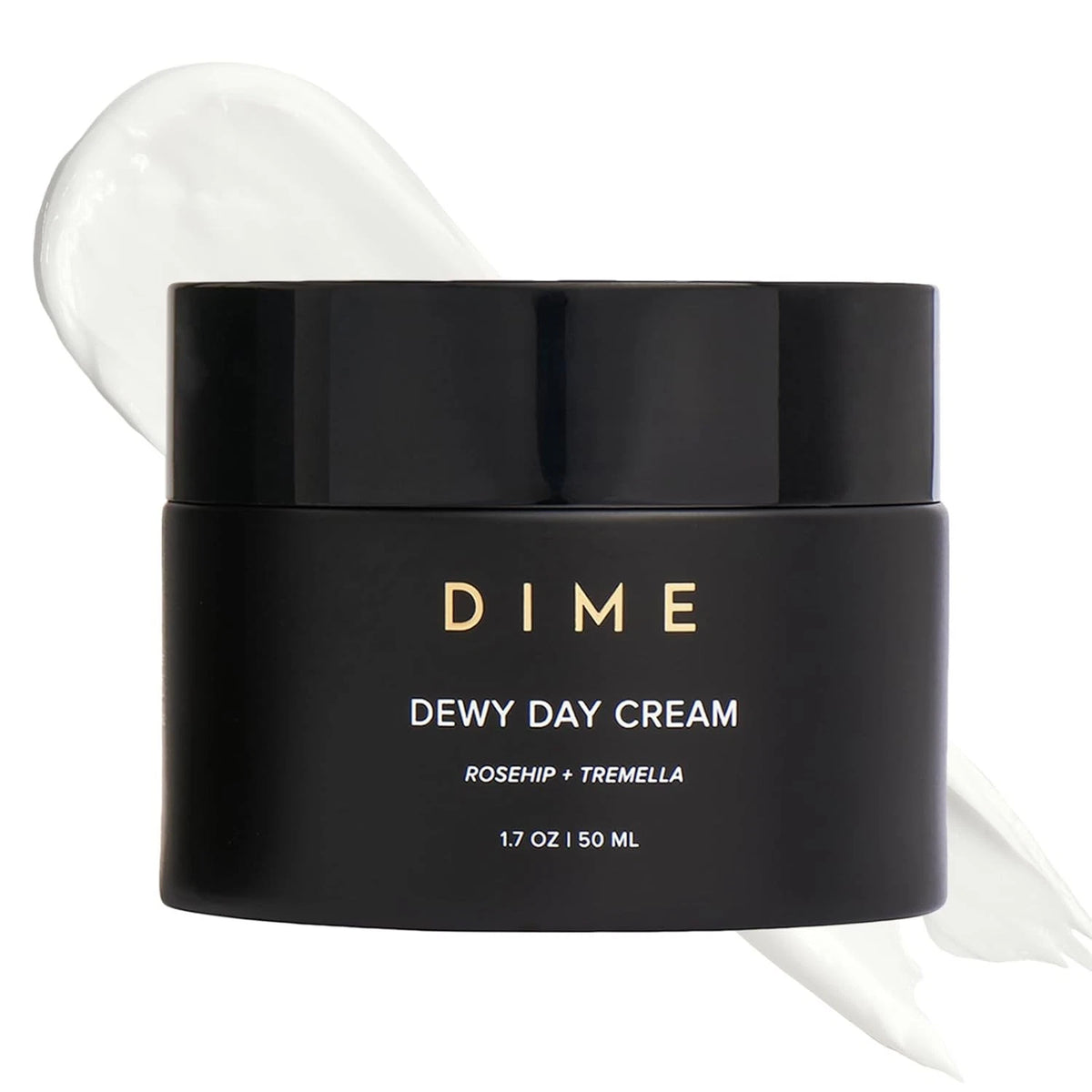 DIME Beauty Dewy Day Cream Morning Face Moisturizer with Rosehip Oil & Tremella